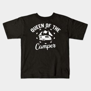 Camper - Queen of the camper Kids T-Shirt